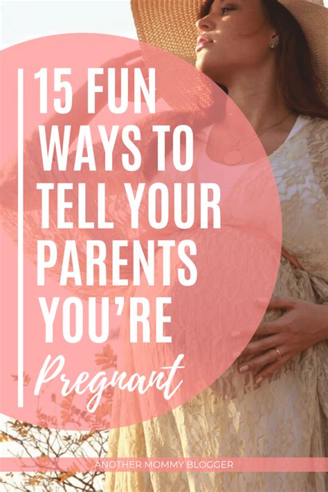 ideas for telling parents your pregnant|More.